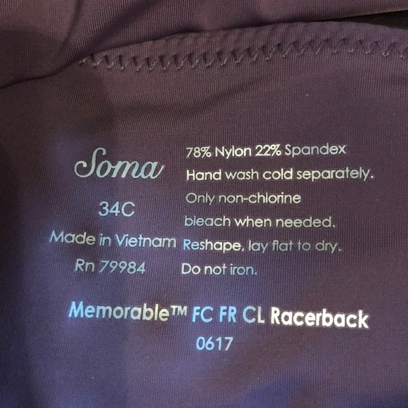 Soma Racerback Bra - Picture 4 of 5